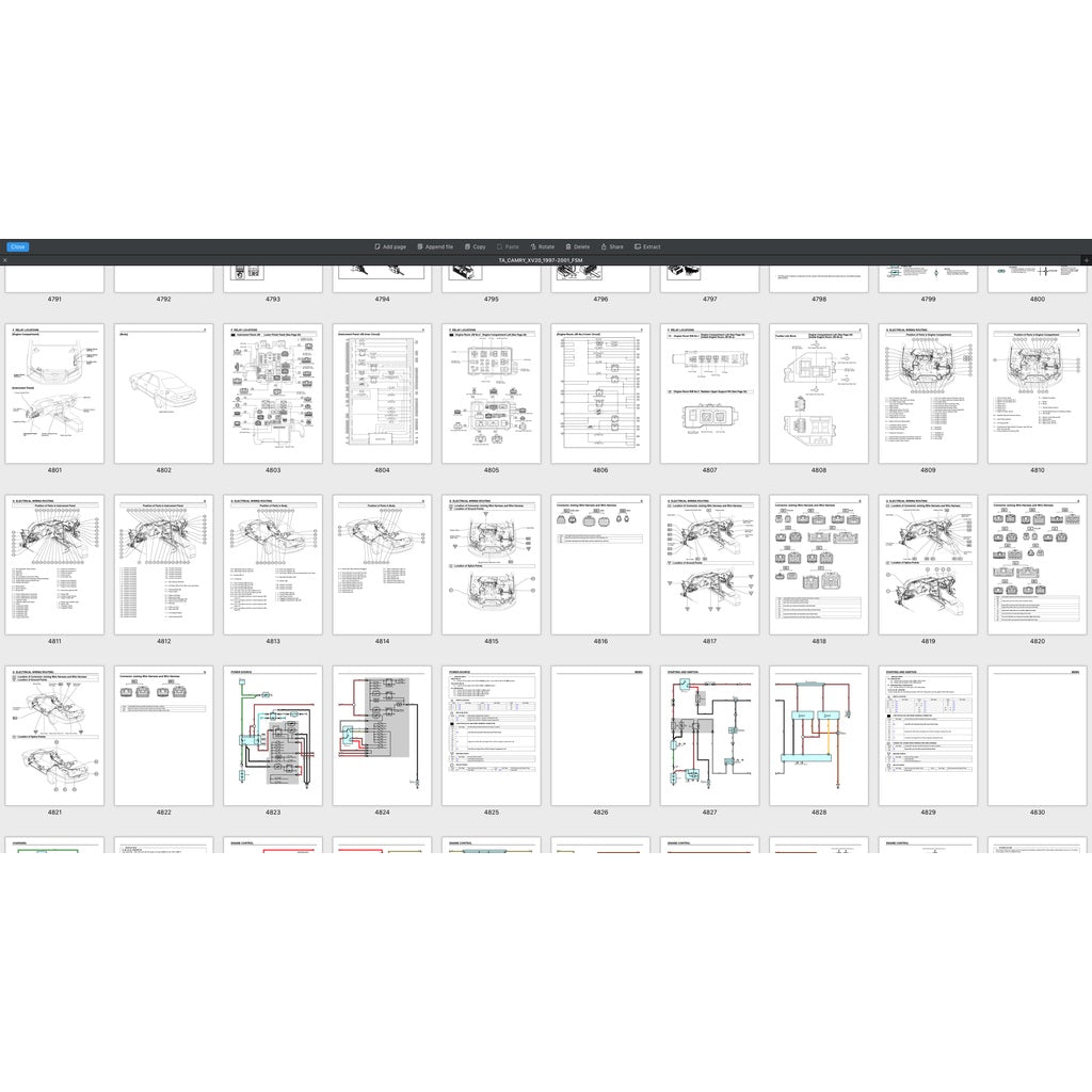 TOYOTA CAMRY ACV20 (1997-2001) SERVICE WORKSHOP MANUAL - Image 8