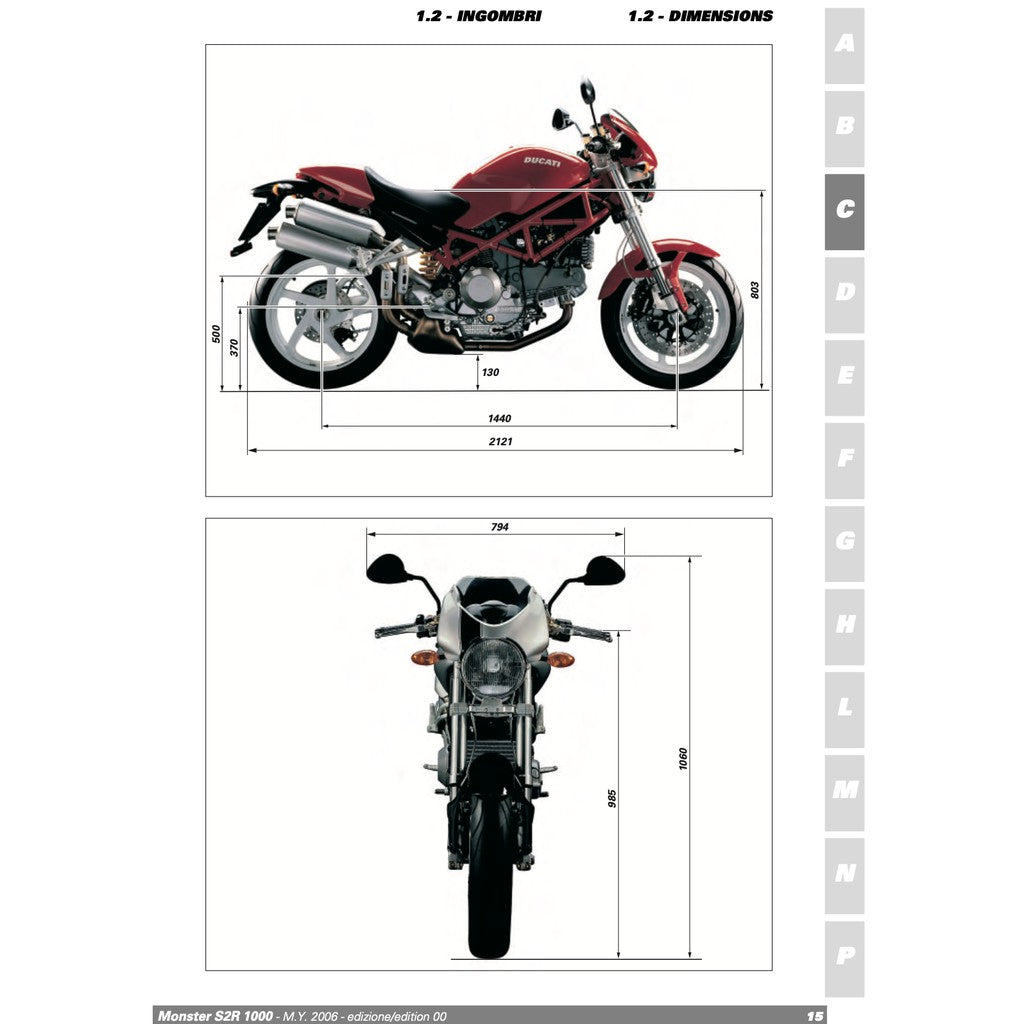 Ducati Monster S2R 1000 2006 SERVICE REPAIR WORKSHOP MANUAL (FACTORY) - Image 4