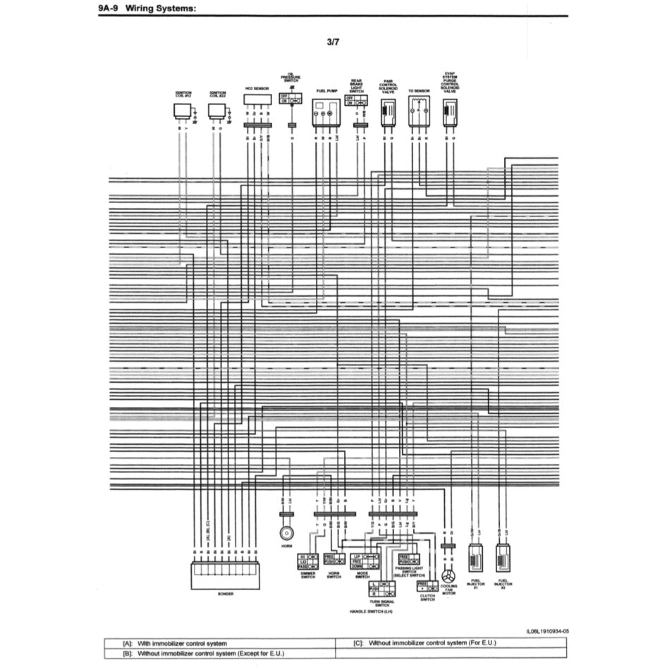 SUZUKI V STORM V STROM VSTROM DL1050 RC/RQ/XT (2020-2023) SERVICE WORKSHOP MANUAL + PARTS CATALOGUE+ OWNER's MANUAL - Image 9