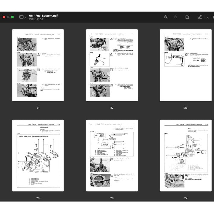 TOYOTA "K" SERIES ENGINE SERVICE REPAIR WORKSHOP MANUAL - Image 6