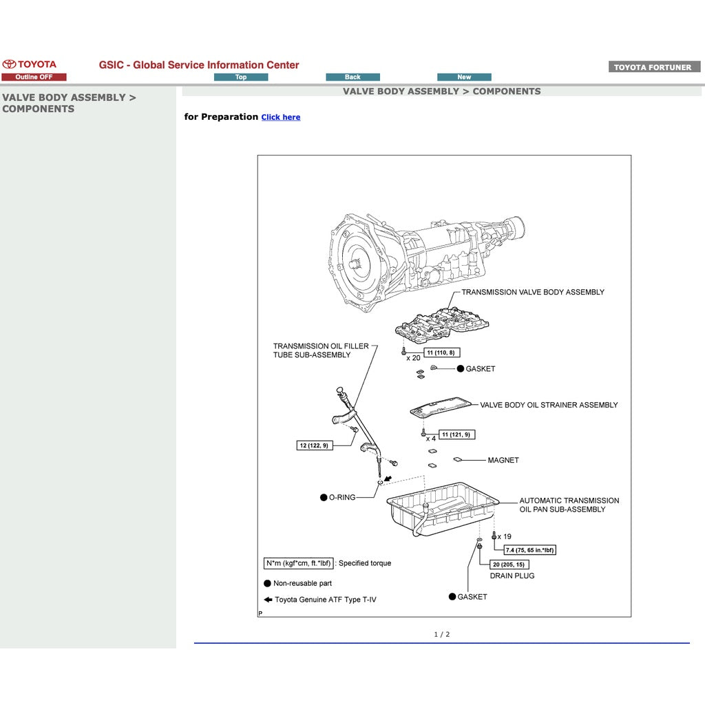 TOYOTA FORTUNER AN150/ AN160 (2015-2022) SERVICE WORKSHOP MANUAL - Image 7