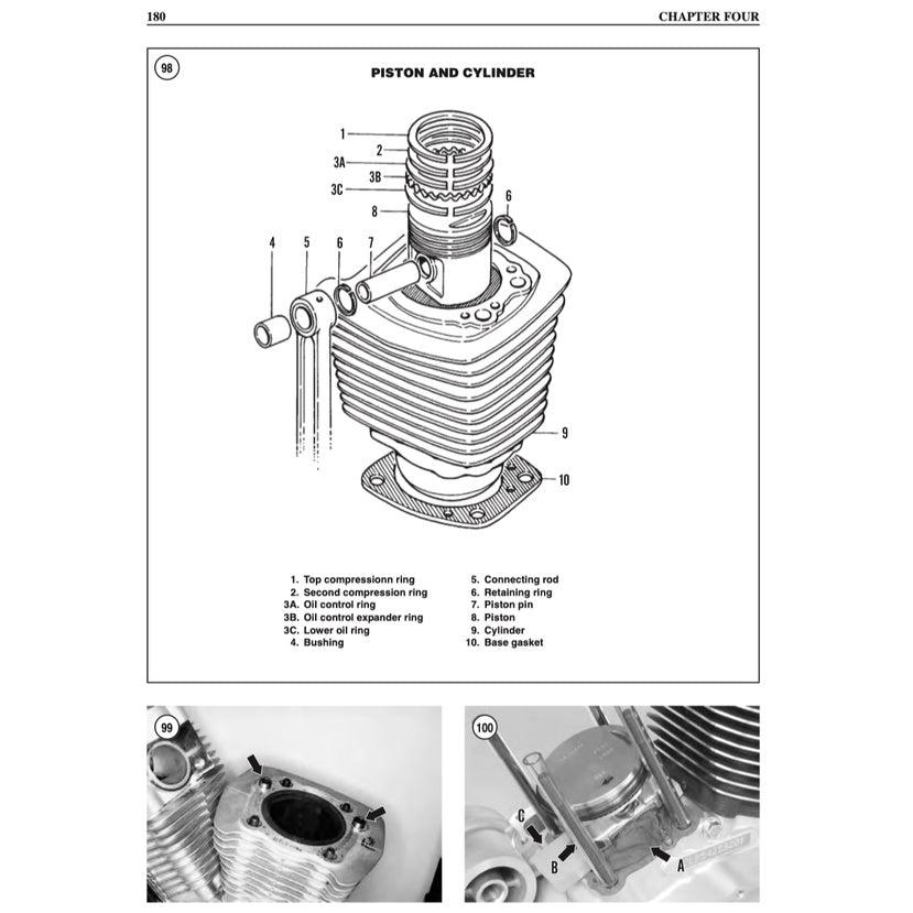 HARLEY DAVIDSON XL/XLH SPORTSTER (1986-2003) SERVICE WORKSHOP MANUAL - CLYMER - Image 10