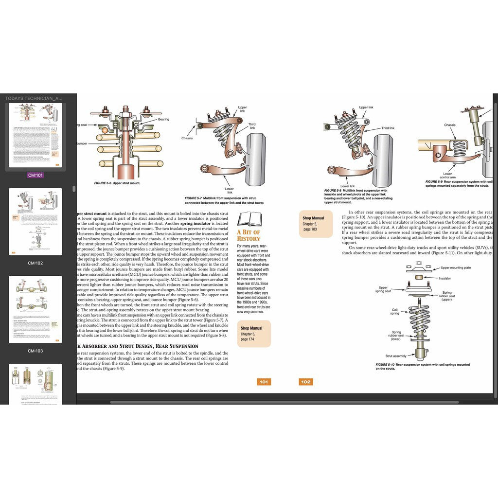 TODAY'S TECHNICIAN: AUTOMOTIVE SUSPENSION & STEERING SYSTEMS - TRAINING AND WORKSHOP MANUAL - Image 6