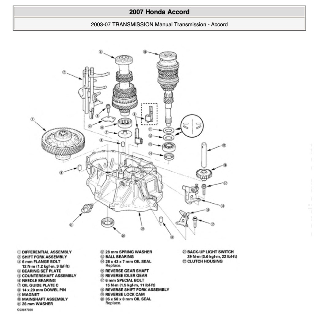 HONDA ACCORD 7 CL (2003-2008) SERVICE WORKSHOP MANUAL - Image 5