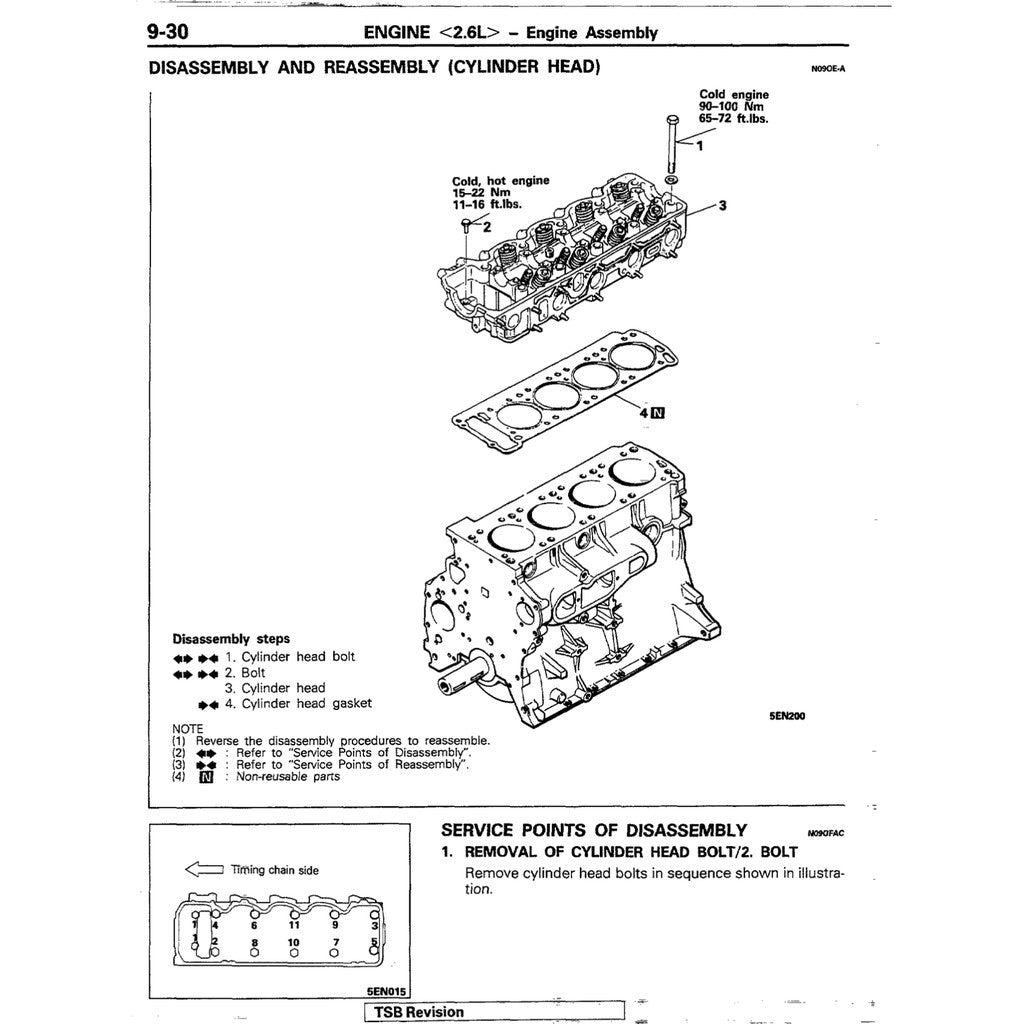 MITSUBISHI PAJERO L040 (1982-1991) SERVICE WORKSHOP MANUAL - Image 8