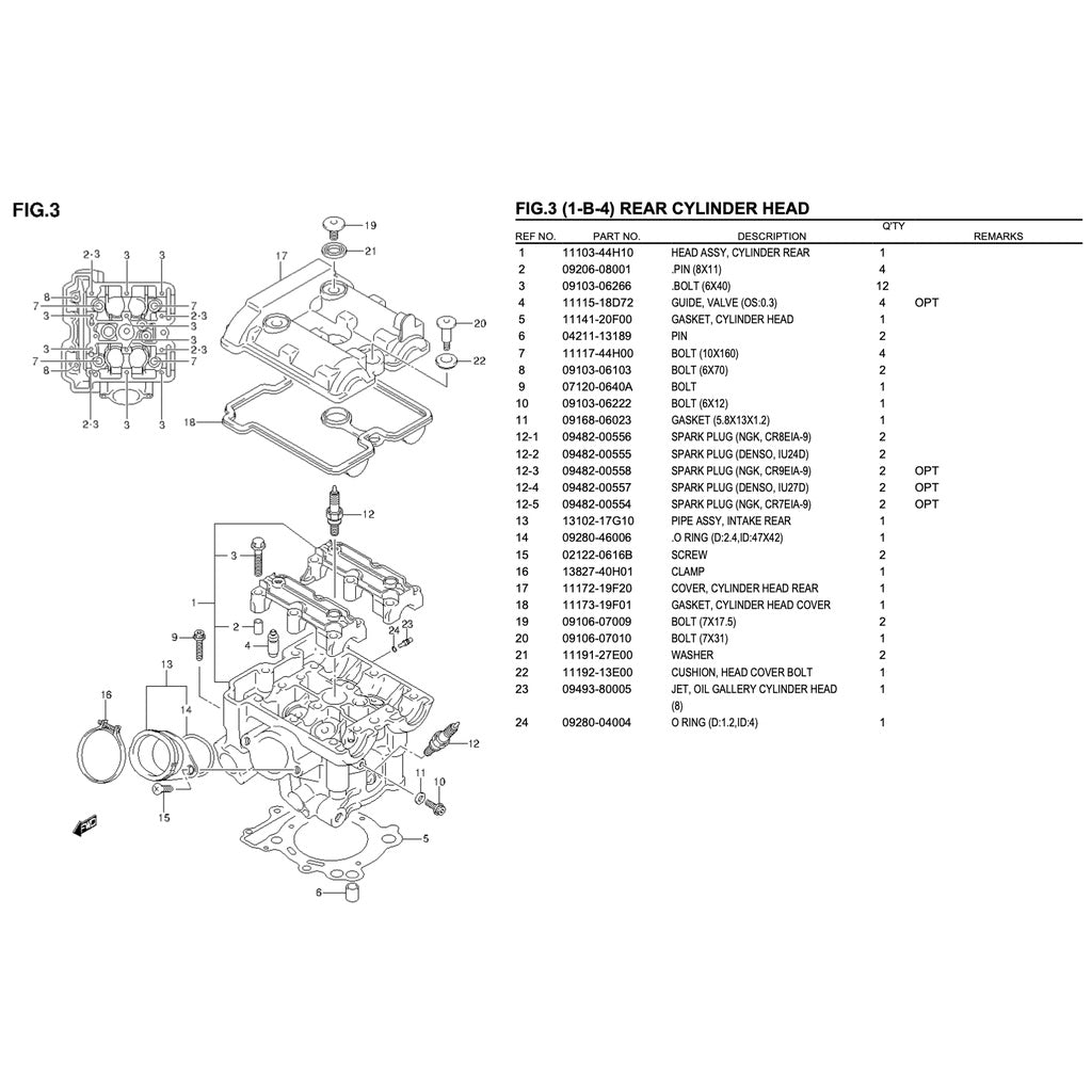 SUZUKI V STORM V STROM VSTROM DL650 (2012-2016) SERVICE WORKSHOP MANUAL + PARTS CATALOGUE + OWNER' MANUAL - Image 7