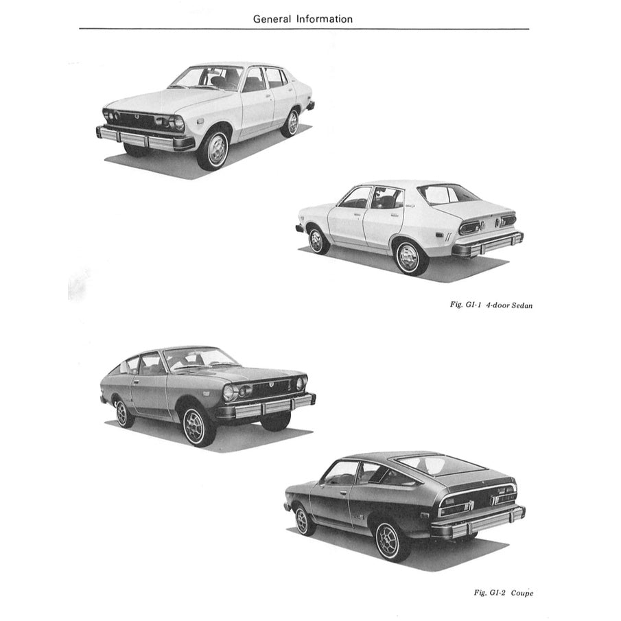 DATSUN SUNNY 120/130/140Y B210 (1973-1977) SERVICE WORKSHOP MANUAL - Image 6
