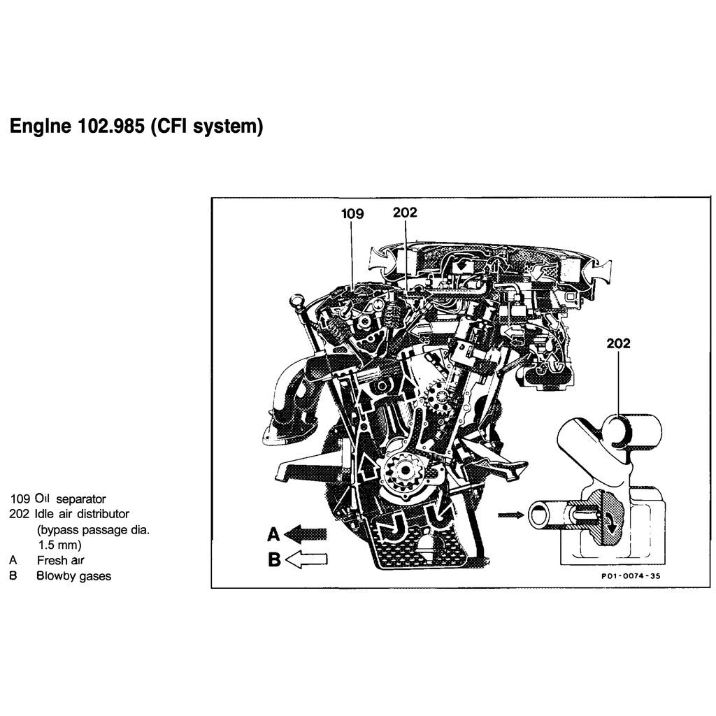 MERCEDES-BENZ M102 ENGINE 1.8–2.5 L 8V-16V (1980–1996) SERVICE WORKSHOP MANUAL - Image 6