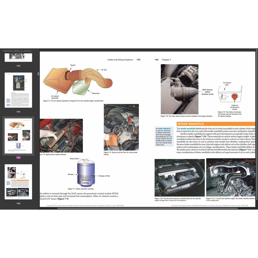 TODAY'S TECHNICIAN: AUTOMOTIVE ENGINE REPAIR & REBUILDING - TRAINING & WORKSHOP MANUAL - Image 5