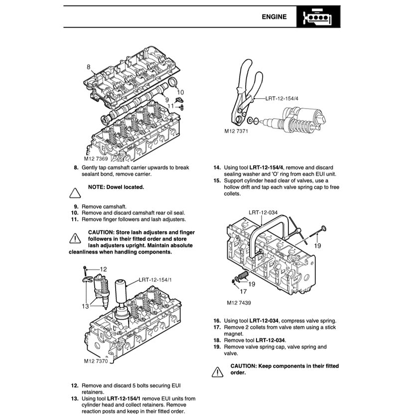 LAND ROVER DEFENDER TD5 (1998-2006) SERVICE WORKSHOP MANUAL - Image 8