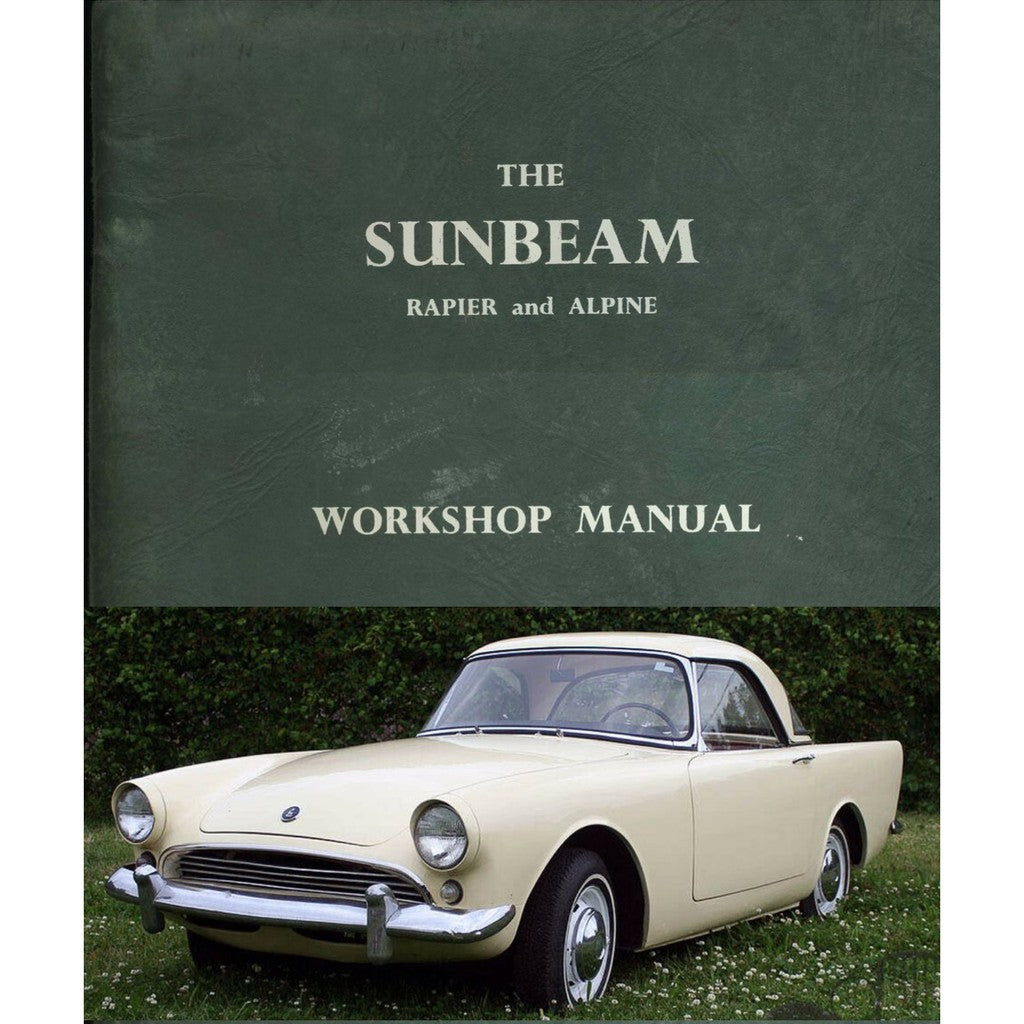 [CLASSIC] SUNBEAM ALPINE & RAPIER (1953-1968) SERVICE REPAIR WORKSHOP MANUAL BOOK