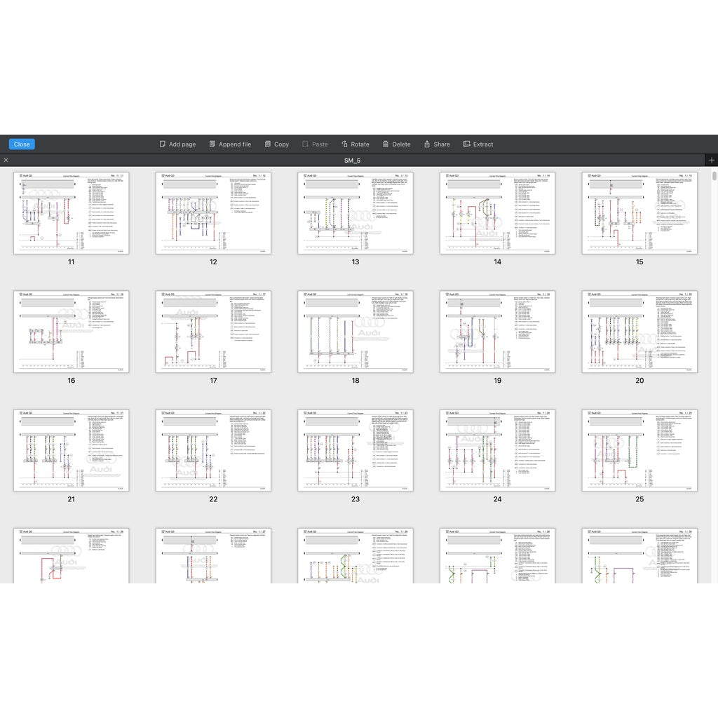 AUDI Q3 8U (2011-2018) SERVICE WORKSHOP MANUAL - Image 9