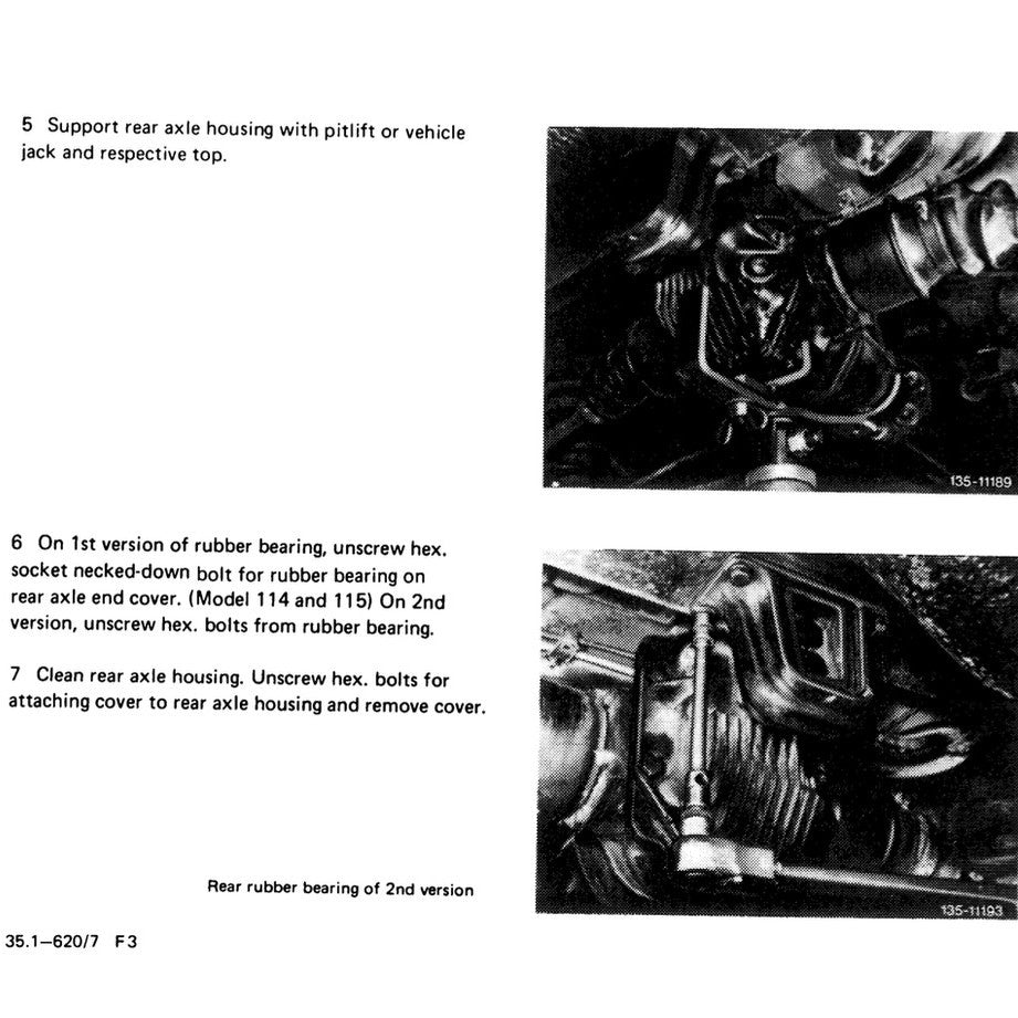 MERCEDES-BENZ W114 W115 (1968-1976) SERVICE WORKSHOP MANUAL LIBRARY - Image 6