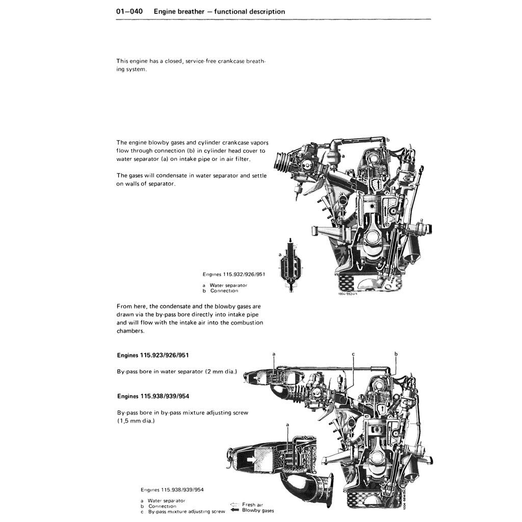 MERCEDES-BENZ W123 (1976-1986) SERVICE WORKSHOP MANUAL LIBRARY - Image 10