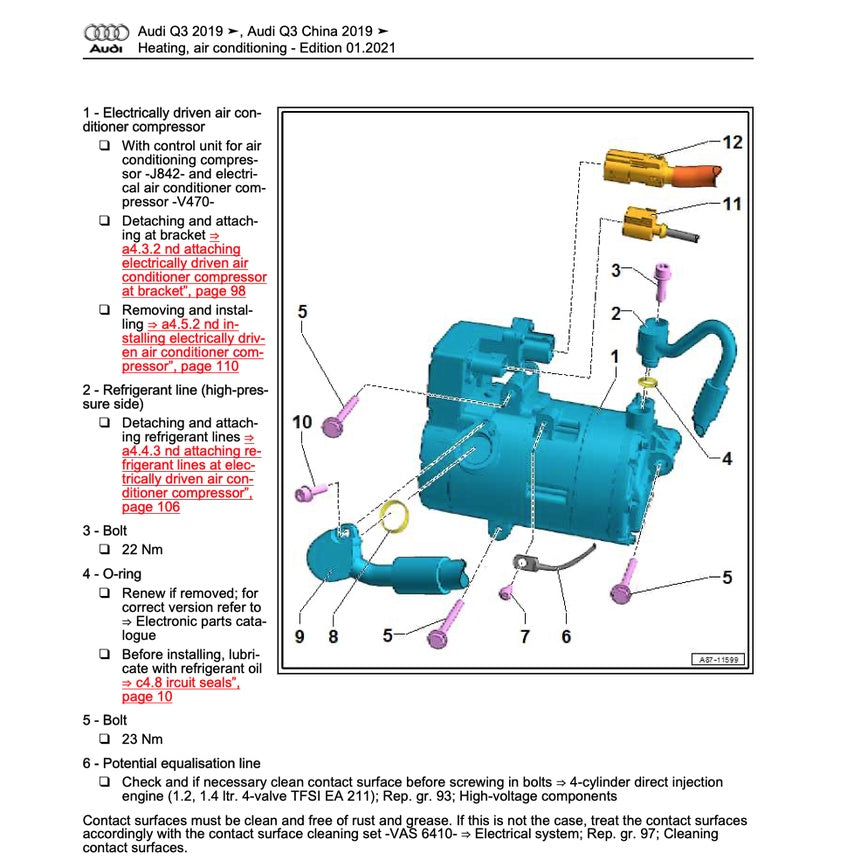 AUDI Q3 F3 (2018+) SERVICE WORKSHOP MANUAL - Image 7