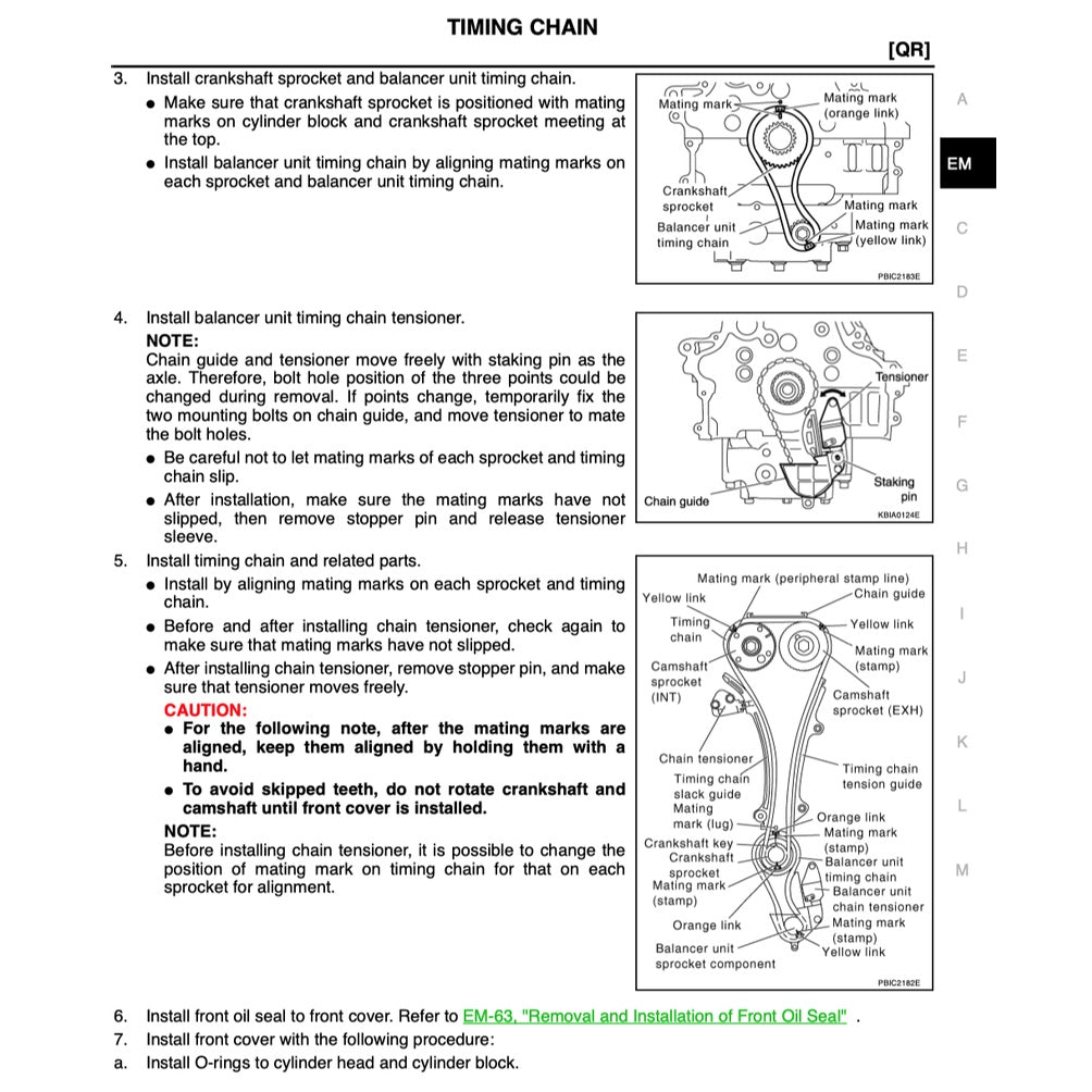 NISSAN TEANA CEFIRO (2003-2008) SERVICE WORKSHOP MANUAL - Image 6