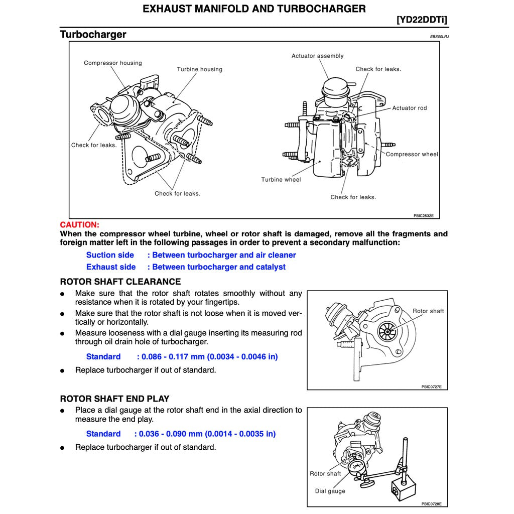 NISSAN X-TRAIL T30 (2001-2008) SERVICE WORKSHOP MANUAL - Image 5