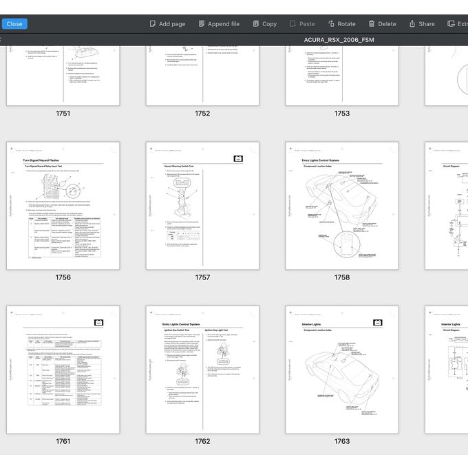 HONDA INTEGRA / ACURA RSX DC5 (2002-2006) SERVICE WORKSHOP MANUAL - Image 10