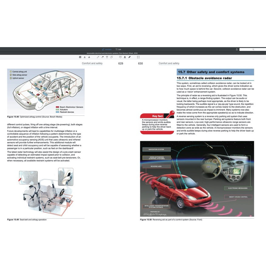 AUTOMOBILE ELECTRICAL AND ELECTRONIC SYSTEMS, 5th Edition, 2018 - TOM DENTON - Image 4
