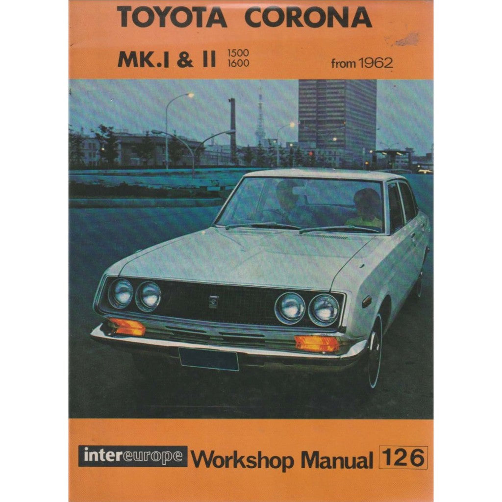 [CLASSIC] TOYOTA CORONA T40/T50 (1962-1972) SERVICE WORKSHOP MANUAL