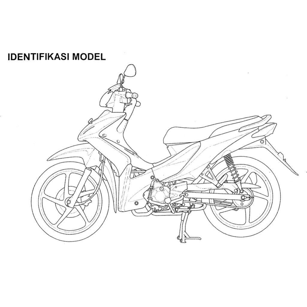 HONDA WAVE 110 SERVICE WORKSHOP MANUAL / BUKU PEDOMAN REPARASI - Image 3
