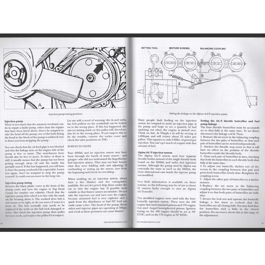 BMW '02 RESTORATION GUIDE, Mike Macartney, Brooklands 1998 - Image 6