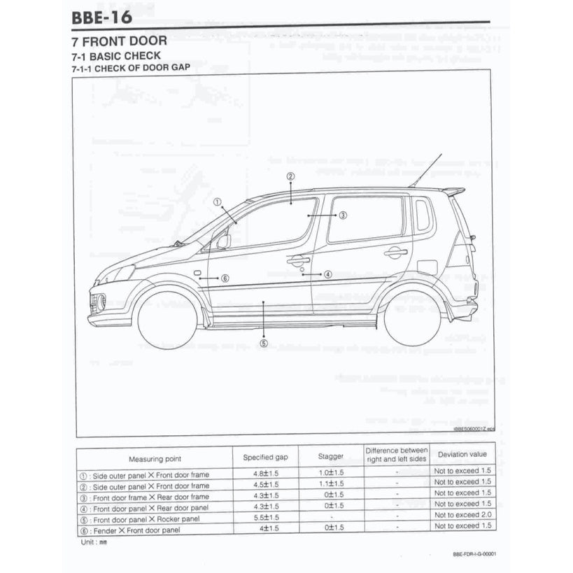DAIHATSU YRV M200/201 (2000-2005) SERVICE WORKSHOP MANUAL - Image 9