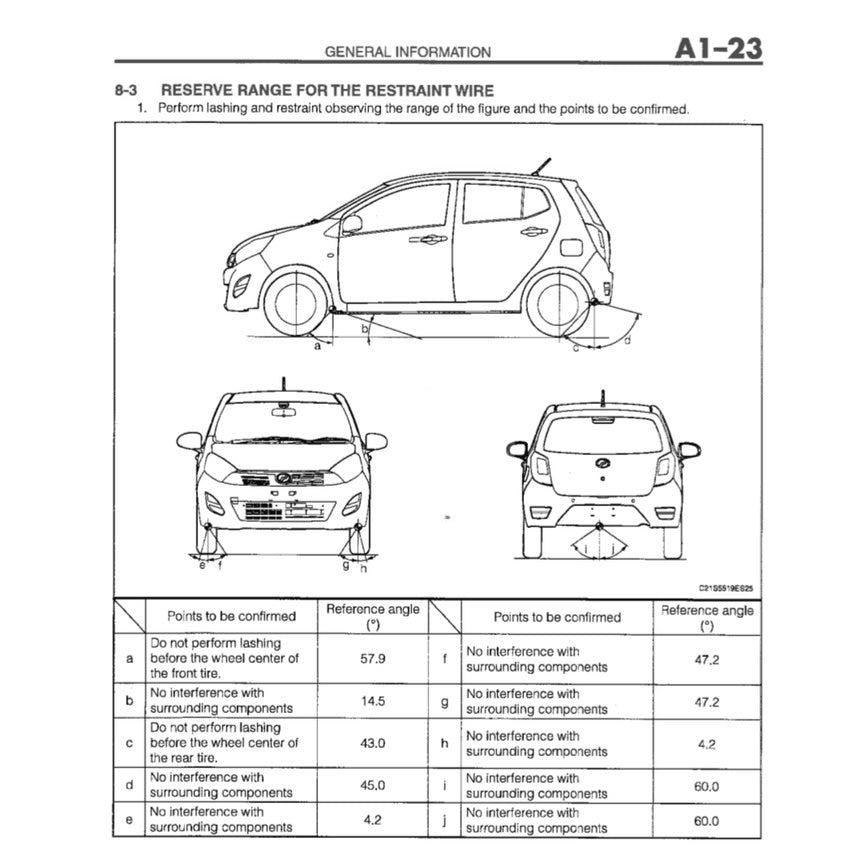 PERODUA AXIA B200 / D88N (2014-2021) SERVICE WORKSHOP MANUAL - Image 4