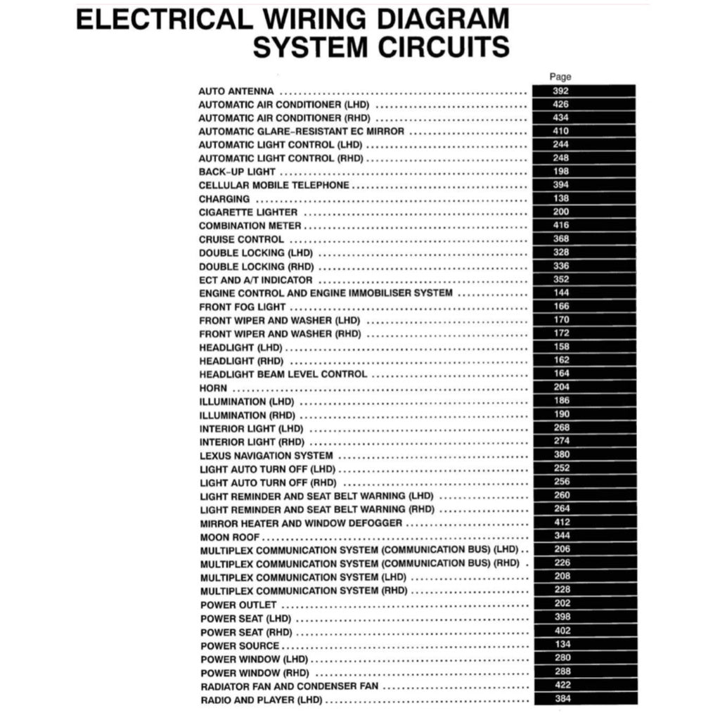 TOYOTA HARRIER I XU10 (1998-2003) SERVICE WORKSHOP MANUAL - Image 9