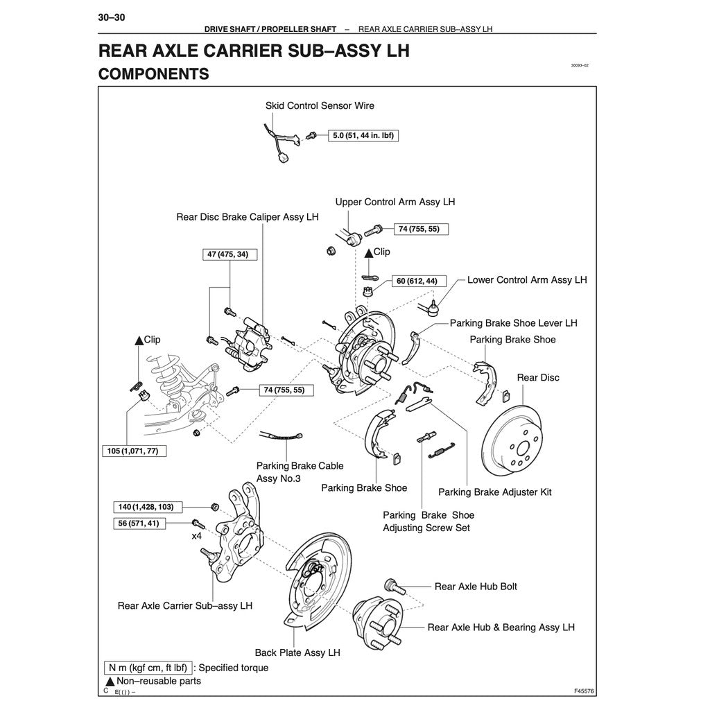 TOYOTA AVENSIS (2003-2009) SERVICE WORKSHOP MANUAL - Image 7