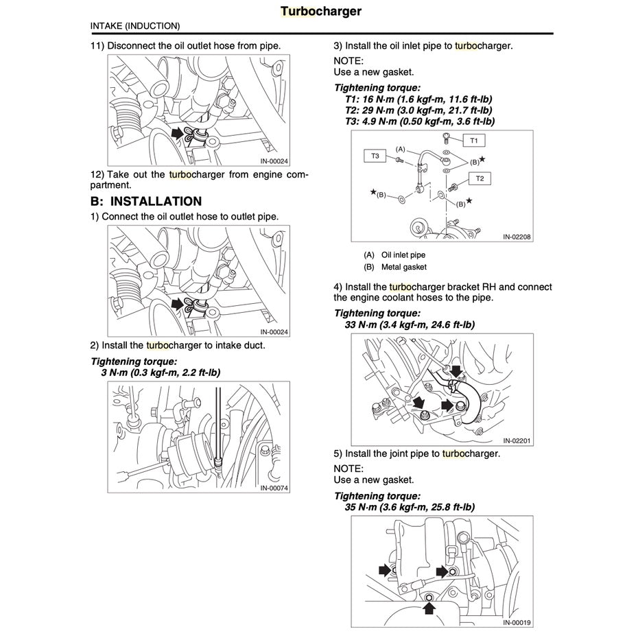 SUBARU FORESTER SG (2002-2008) SERVICE WORKSHOP MANUAL - Image 8