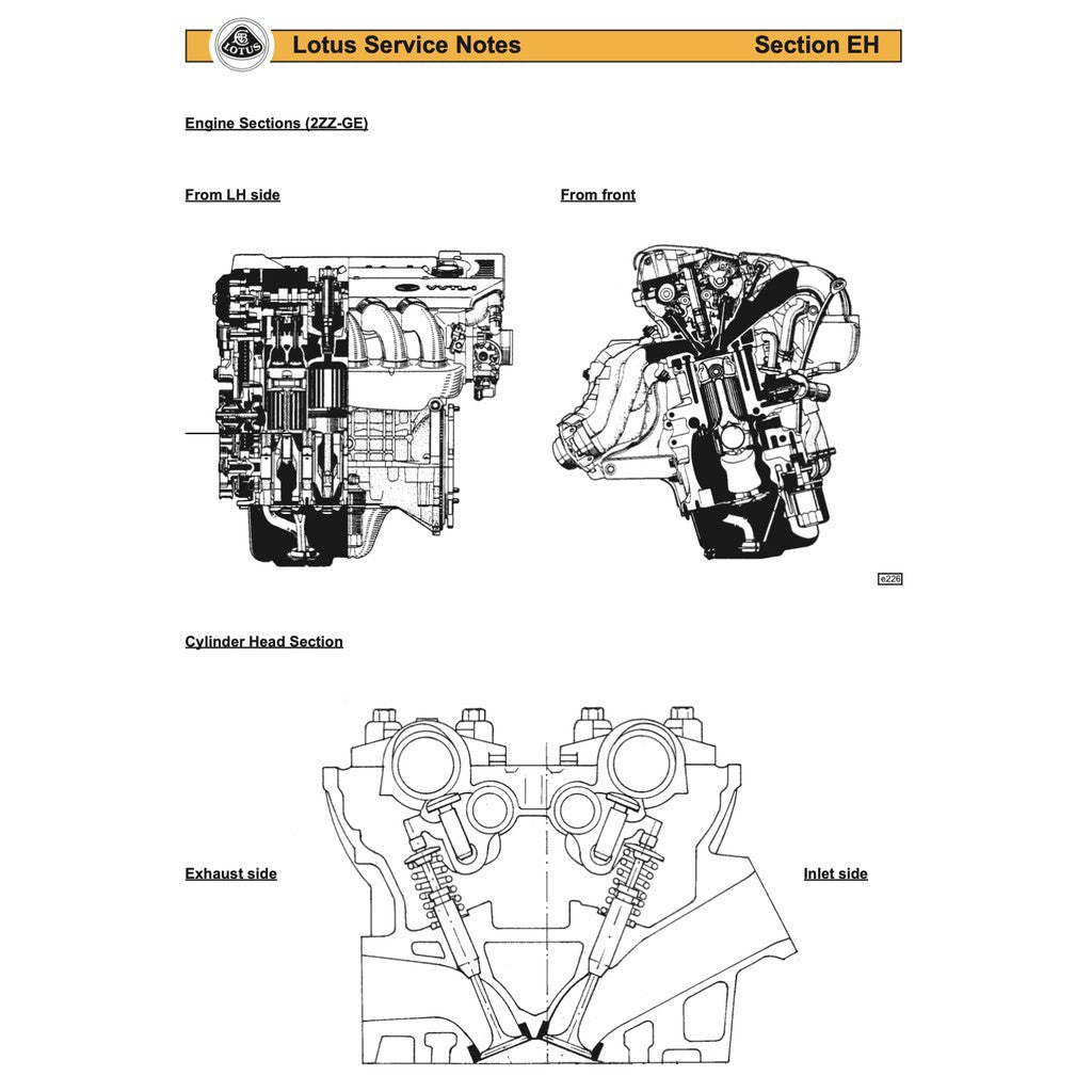 LOTUS ELISE S2 & EXIGE (2004-2011) SERVICE NOTES WORKSHOP MANUAL - Image 10