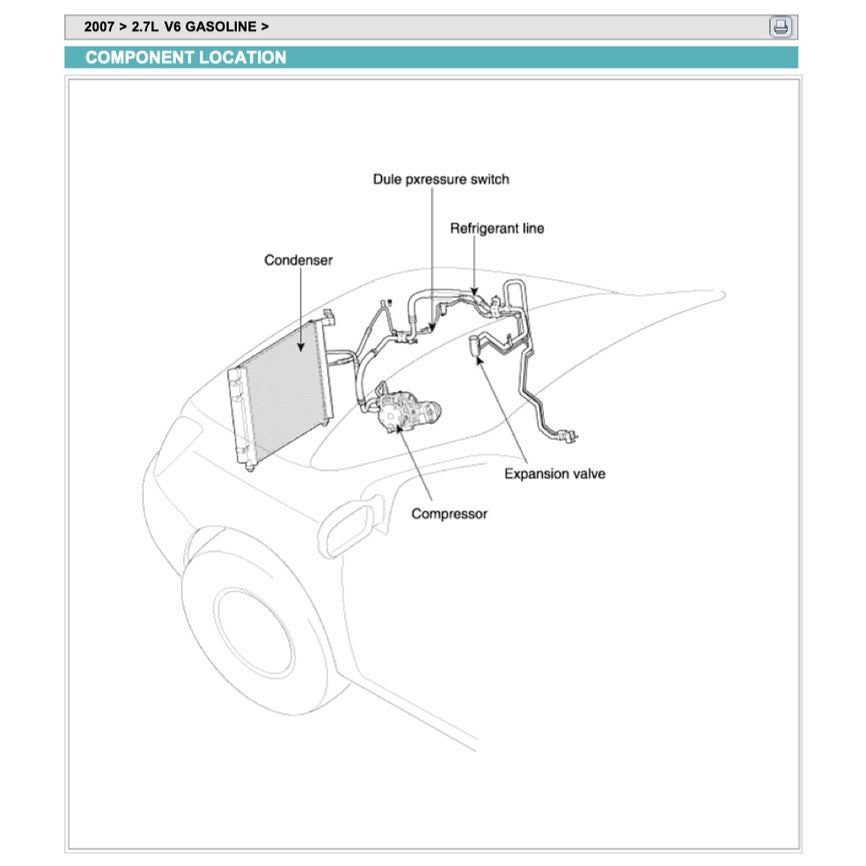 NAZA RIA / KIA CARNIVAL (2006-2014) SERVICE WORKSHOP MANUAL - Image 7
