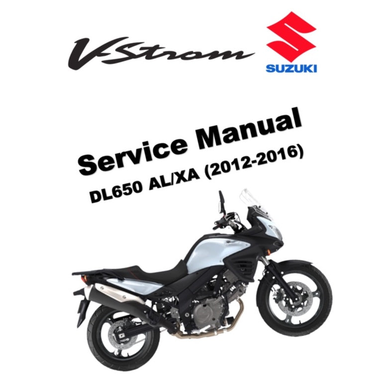 SUZUKI V STORM V STROM VSTROM DL650 (2012-2016) SERVICE WORKSHOP MANUAL + PARTS CATALOGUE + OWNER' MANUAL - Image 2
