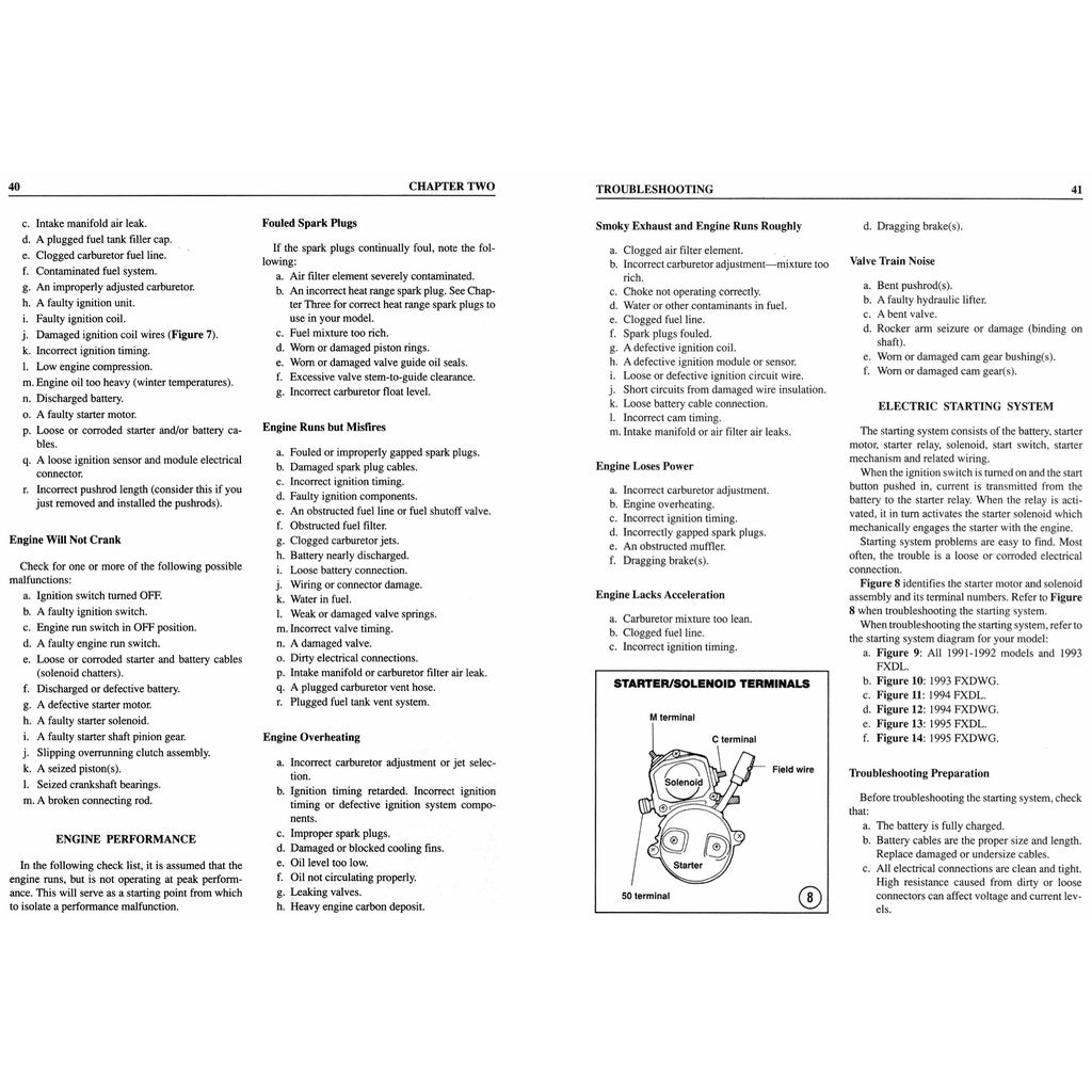 HARLEY DAVIDSON FXD DYNA GLIDE (1991-1998) SERVICE WORKSHOP MANUAL + PARTS CATALOGUE - CLYMER - Image 3