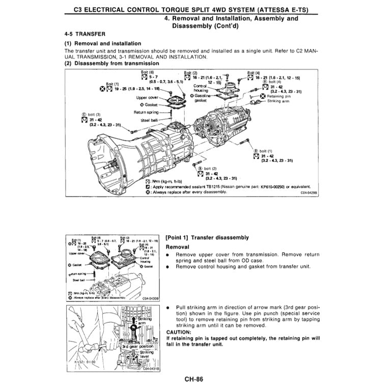 NISSAN SKYLINE GT-R R32 (1989-1994) SERVICE WORKSHOP MANUAL - Image 7