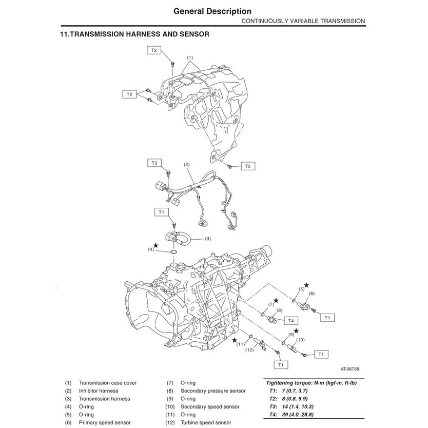 SUBARU XV / CROSSTREK GJ/GP (2012-2017) SERVICE WORKSHOP MANUAL - Image 8