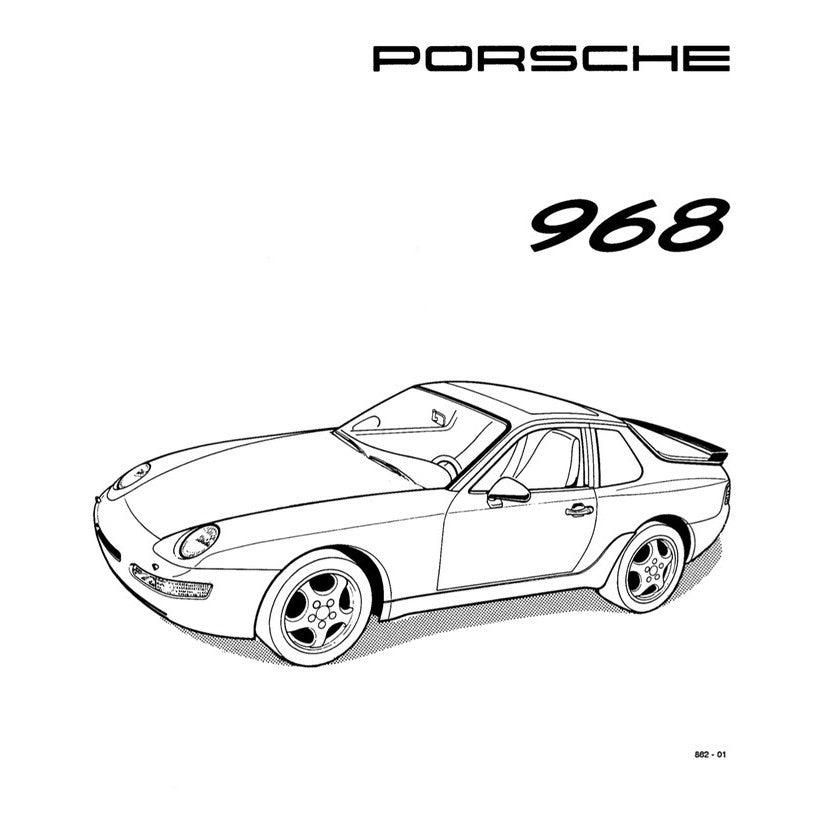 PORSCHE 968 (1991-1995) SERVICE WORKSHOP MANUAL - Image 3