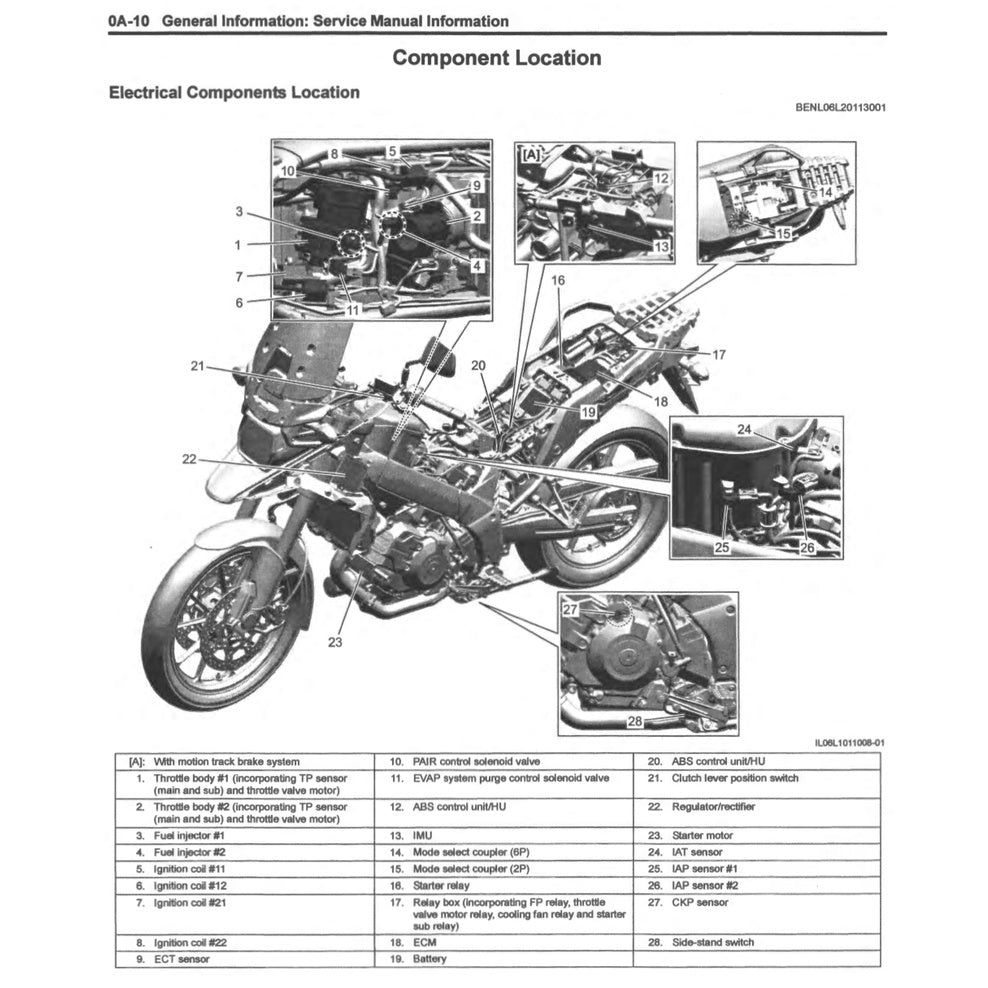 SUZUKI V STORM V STROM VSTROM DL1050 RC/RQ/XT (2020-2023) SERVICE WORKSHOP MANUAL + PARTS CATALOGUE+ OWNER's MANUAL - Image 5