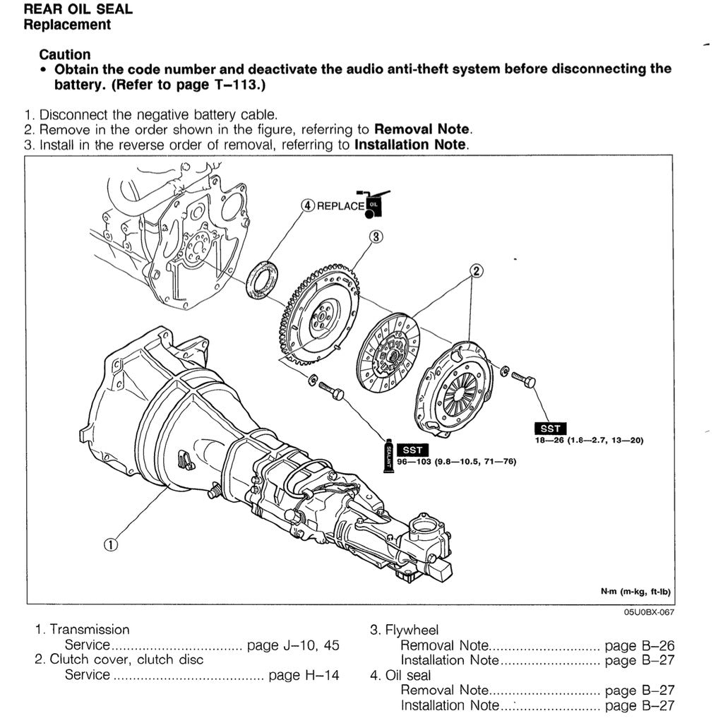 MAZDA MX-5 MIATA NA SERIES (1990) SERVICE WORKSHOP MANUAL - Image 6