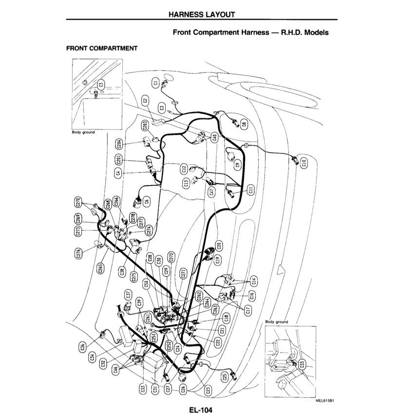 NISSAN SERENA C23 (1991-2001) SERVICE WORKSHOP MANUAL - Image 4