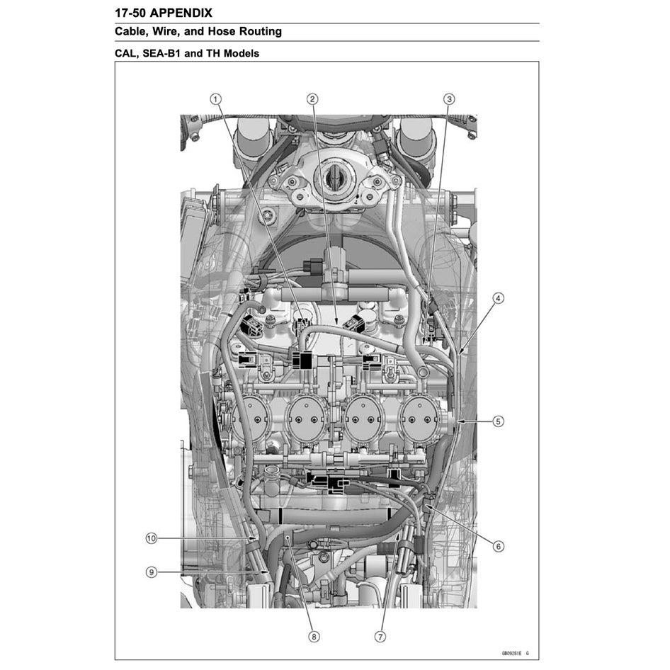 KAWASAKI Z1000 (2014-2016) SERVICE WORKSHOP MANUAL + PARTS CATALOGUE + OWNER'S MANUAL - Image 8