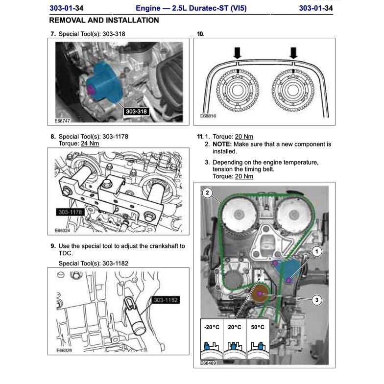 FORD FOCUS ST MK2 C307 (2005-2010) SERVICE WORKSHOP MANUAL - Image 6