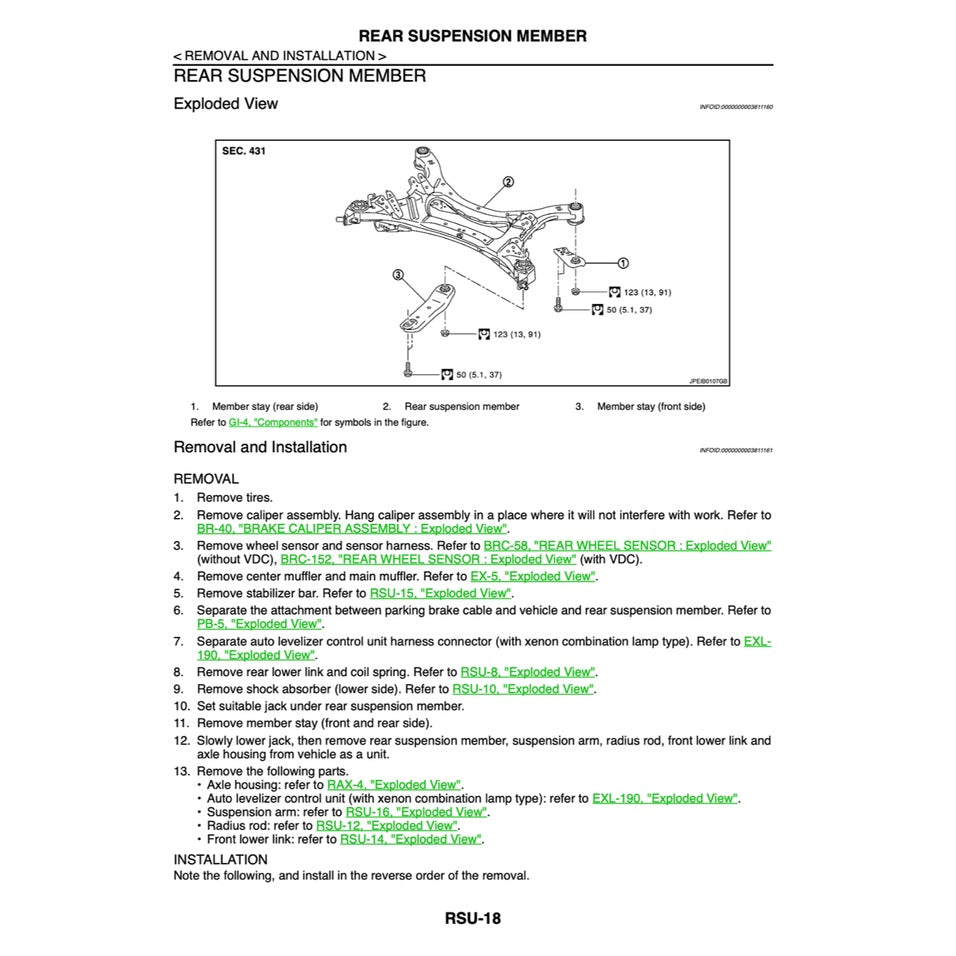 NISSAN TEANA / ALTIMA J32 (2008-2013) SERVICE WORKSHOP MANUAL - Image 7