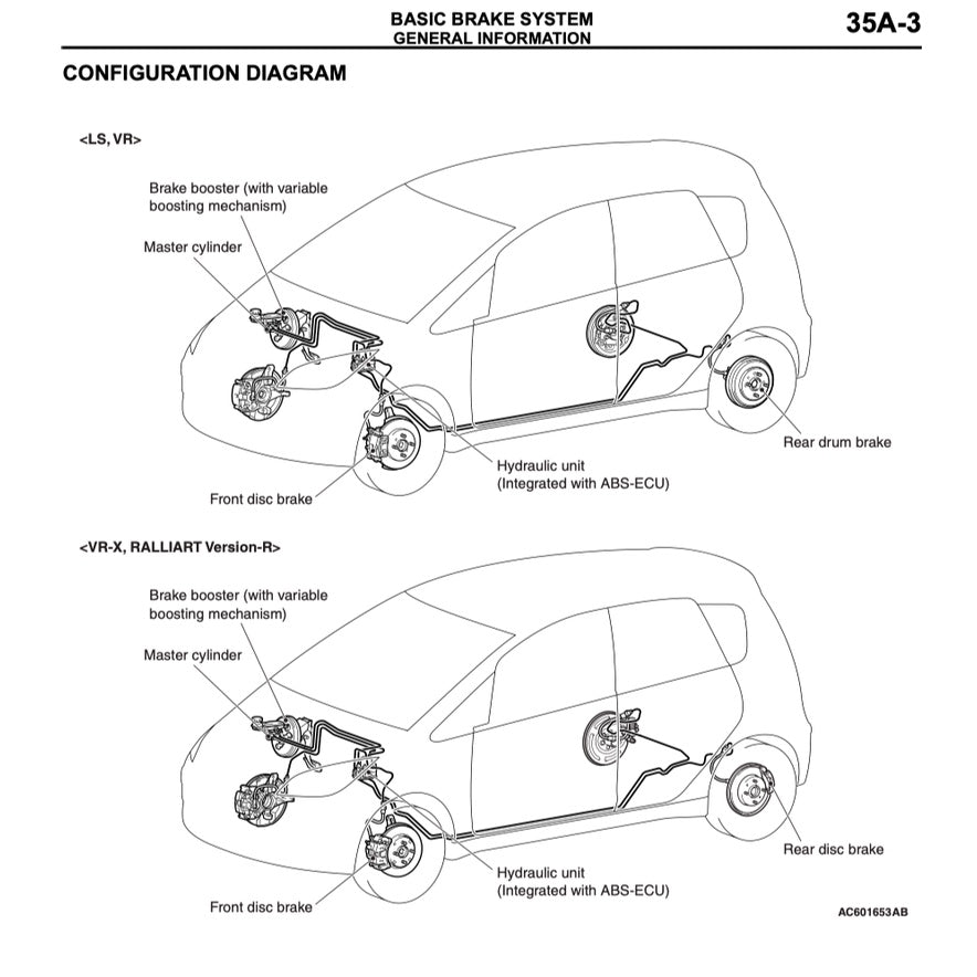 MITSUBISHI COLT Z30 RalliArt (2005-2012) SERVICE WORKSHOP MANUAL - Image 9