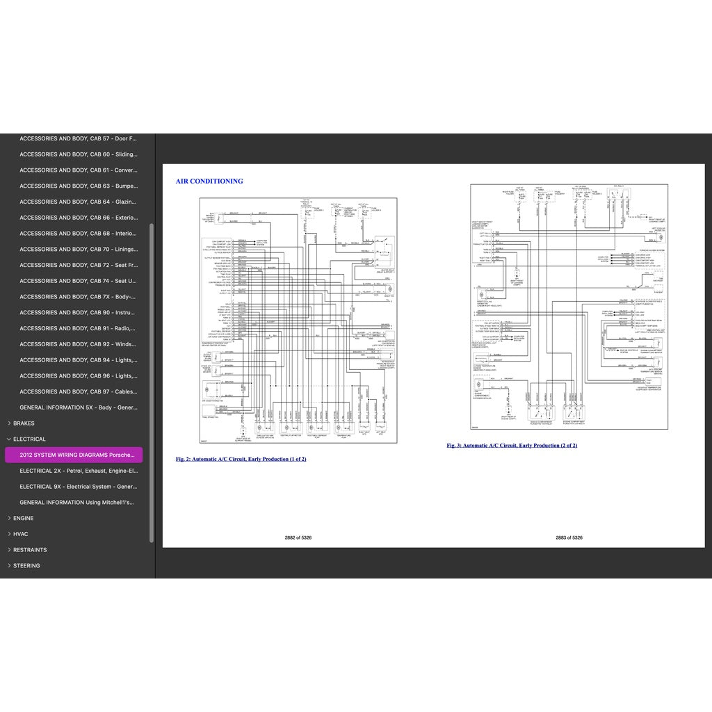 PORSCHE 911 991.1 (2011-2016) SERVICE WORKSHOP MANUAL + PARTS CATALOGUE - Image 6