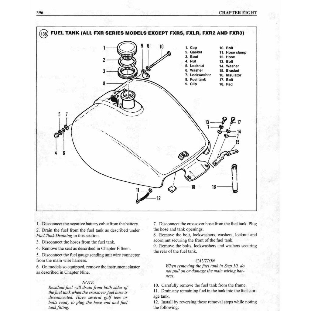 HARLEY DAVIDSON TOURING MODELS (1984-1998) SERVICE WORKSHOP MANUAL + PARTS CATALOGUE - Image 14