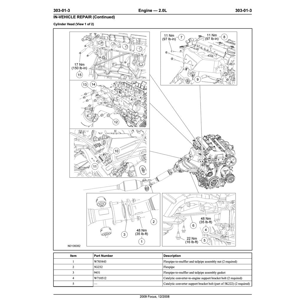 FORD DURATEC 2.0L ENGINE WORKSHOP MANUAL - Image 8