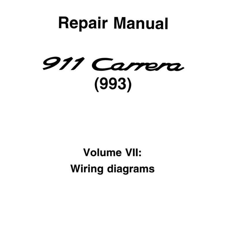 PORSCHE 911 993 (1994-1998) SERVICE WORKSHOP MANUAL + PARTS CATALOGUE - Image 9