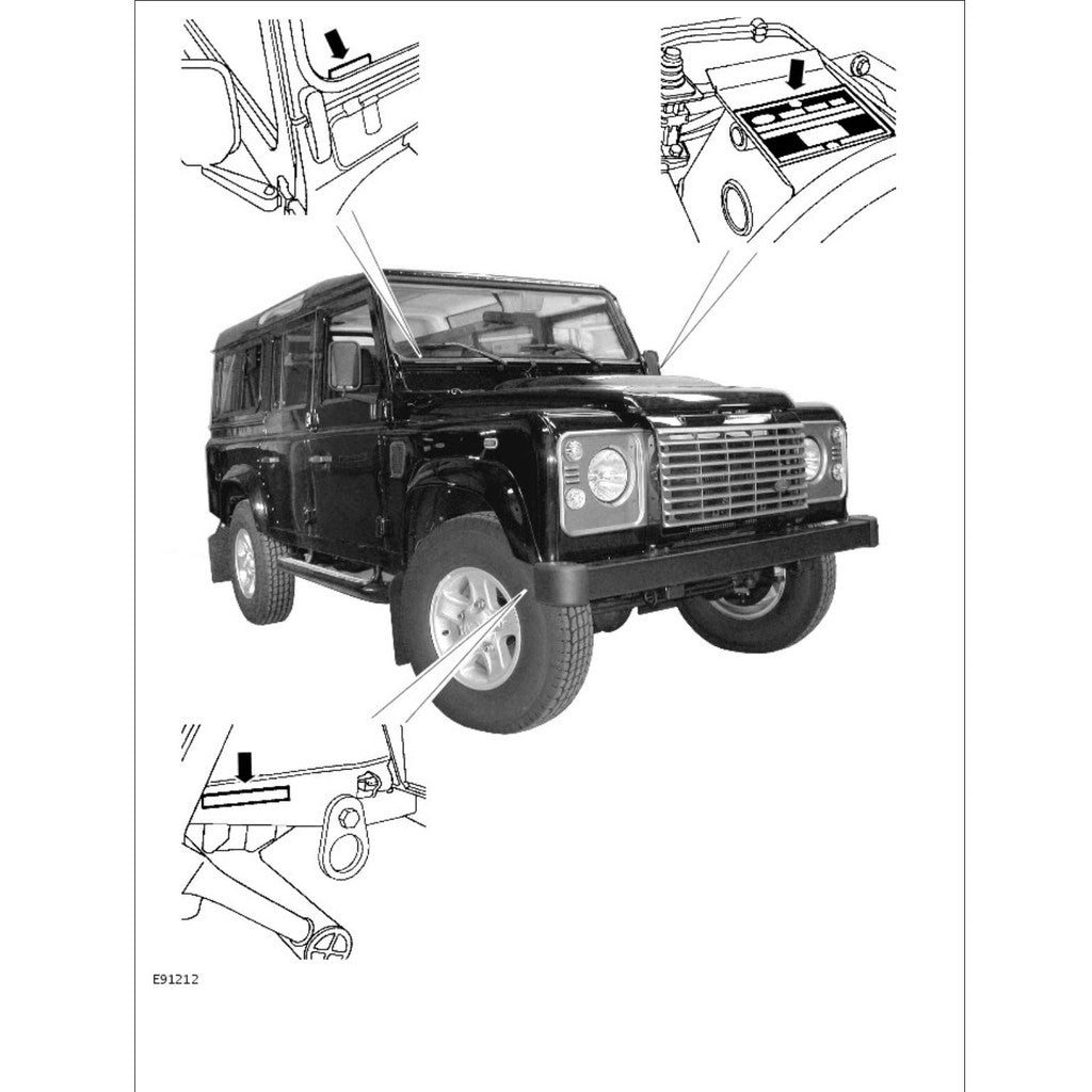 LAND ROVER DEFENDER 90/110/130 2007-2011 SERVICE REPAIR WORKSHOP MANUAL - Image 3